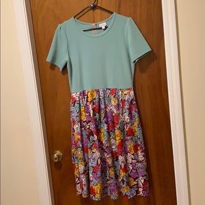 LuLaRoe Amelia Dress Size Large